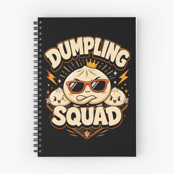 Item preview, Vintage Dumpling Squad Shirt, Funny Soup Dumplings Tee, Asian Cuisine Foodie Gift for Friends or Food Lovers  designed and sold by THREE LITTLE BEANS.