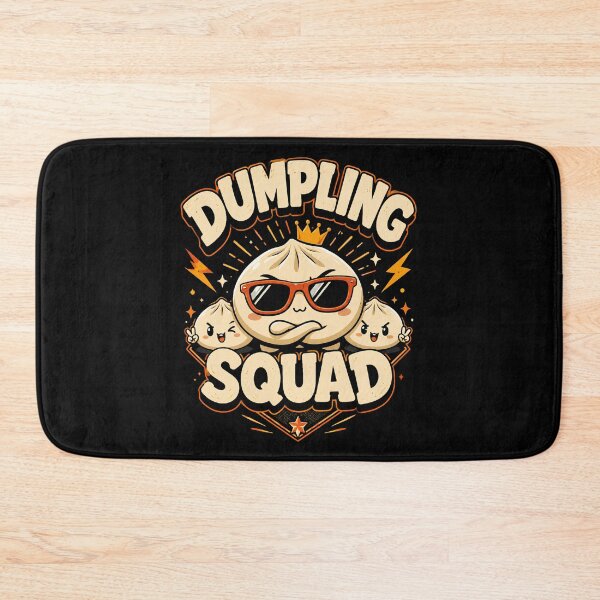 Item preview, Vintage Dumpling Squad Shirt, Funny Soup Dumplings Tee, Asian Cuisine Foodie Gift for Friends or Food Lovers  designed and sold by THREE LITTLE BEANS.