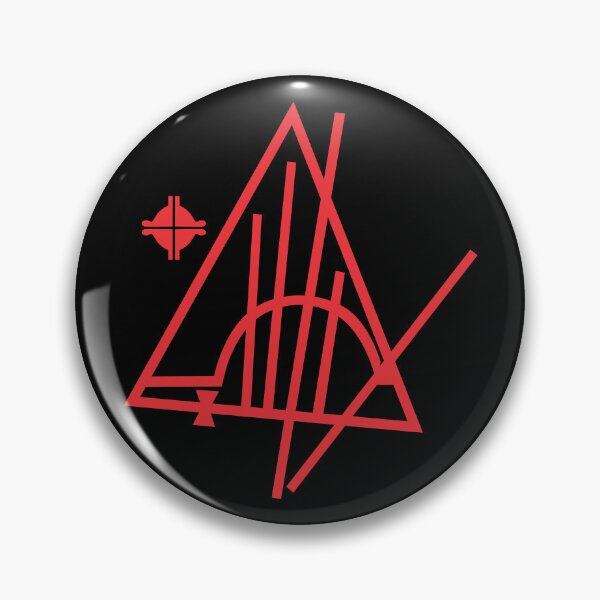Item preview, Abstract Red Geometry Graphic Emblem designed and sold by noahdmason.