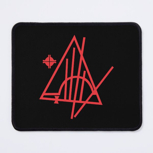 Item preview, Abstract Red Geometry Graphic Emblem designed and sold by noahdmason.