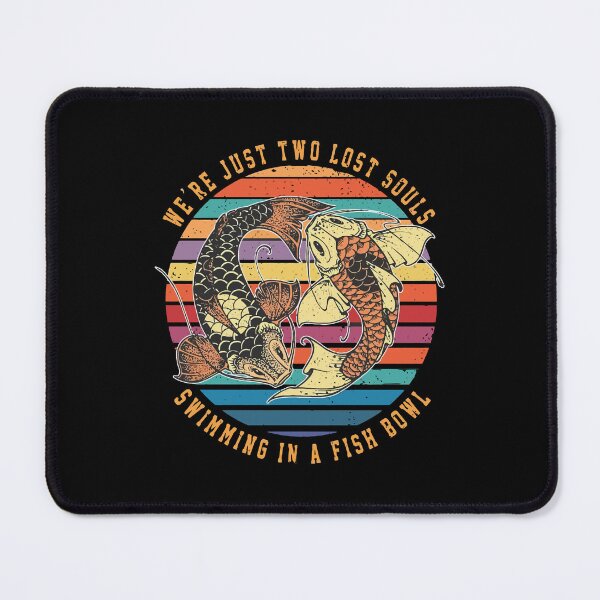 Item preview, Wish You Were Here Two Lost Souls Retro Koi Fish Art designed and sold by noahdmason.