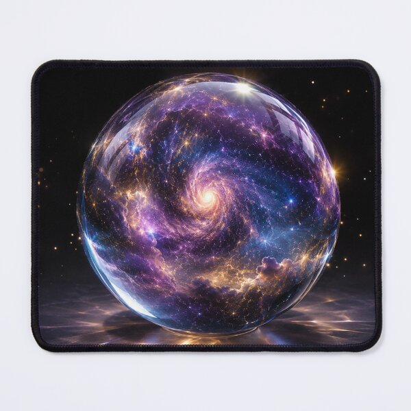 Item preview, Galaxy Crystal Ball | Cosmic Nebula Fantasy Sphere Art designed and sold by irfanshikh.