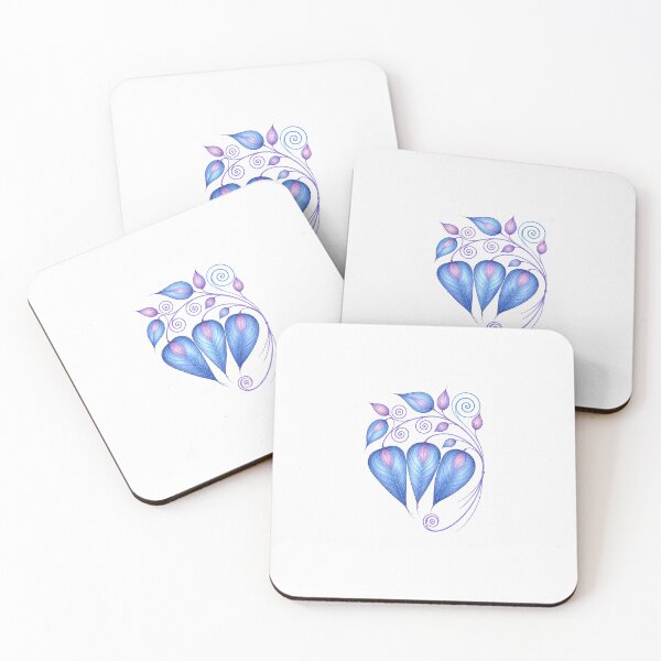 Item preview, Energy Vessels Blue  Bells Flower - White designed and sold by RAIPrintStudio.