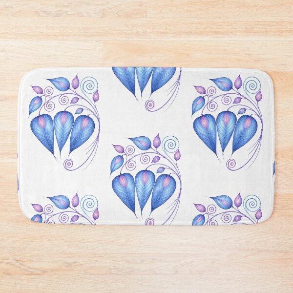Item preview, Energy Vessels Blue  Bells Flower - White designed and sold by RAIPrintStudio.