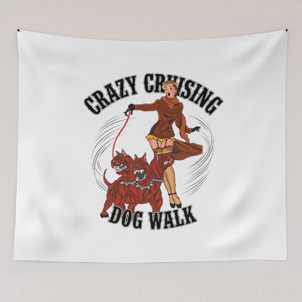 Item preview, Crazy Cruising Dog Walk designed and sold by mahoganiart.