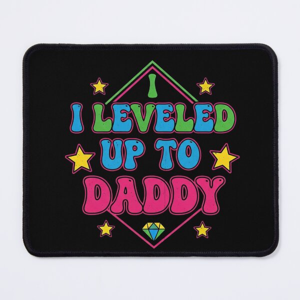 Item preview, I Leveled Up To Daddy Minimalist Funny New Dad Gaming Gift designed and sold by Designs-RZ.
