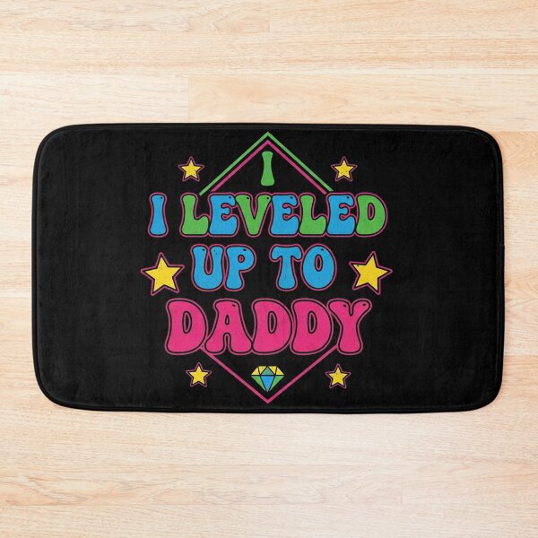 Item preview, I Leveled Up To Daddy Minimalist Funny New Dad Gaming Gift designed and sold by Designs-RZ.