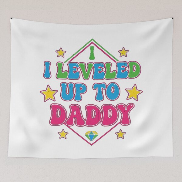 Item preview, I Leveled Up To Daddy Minimalist Funny New Dad Gaming Gift designed and sold by Designs-RZ.