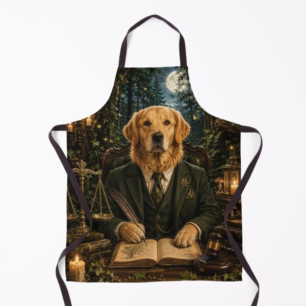 Item preview, Golden Retriever Woodland Lawyer designed and sold by Omni Craft .