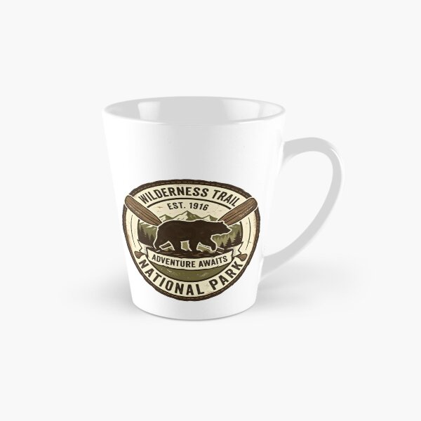 Item preview, Wilderness Trail Est. 1916 Adventure Awaits National Park Outdoor Hiker Camper designed and sold by Simsimah26Parks.