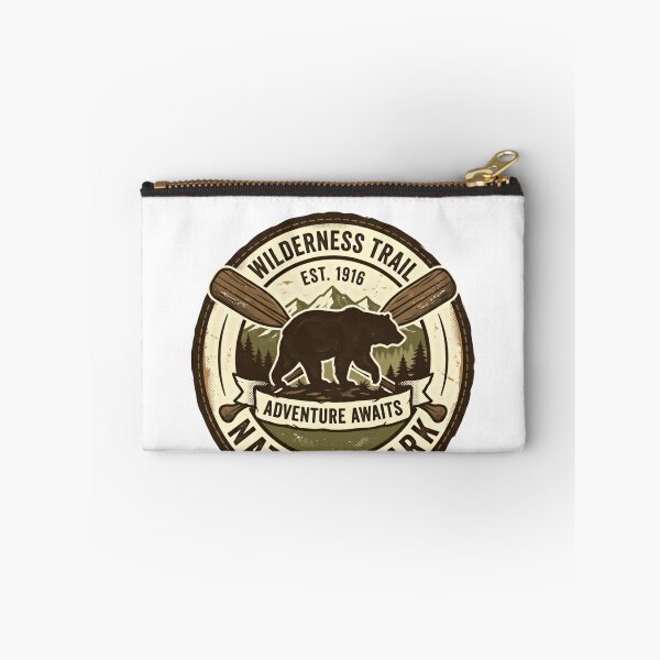 Item preview, Wilderness Trail Est. 1916 Adventure Awaits National Park Outdoor Hiker Camper designed and sold by Simsimah26Parks.