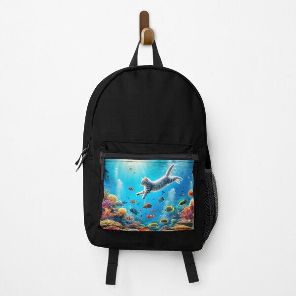 Item preview, Underwater Cat – Surreal Ocean Adventure designed and sold by Dogandesighn.