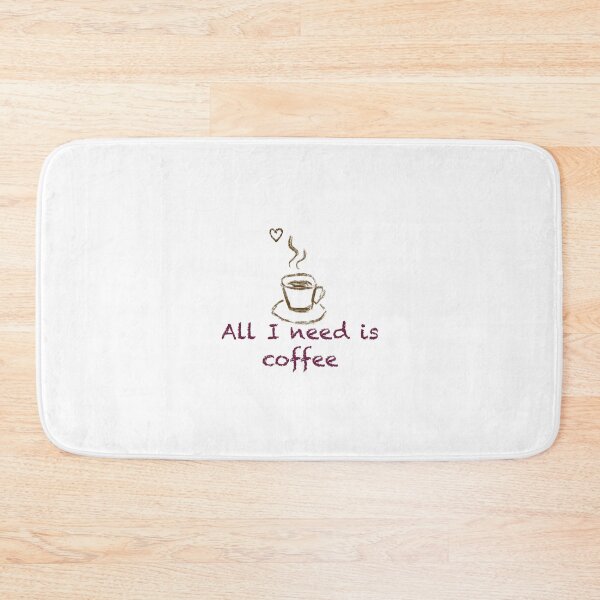 Item preview, All I need is coffee minimalistic t shirt designed and sold by Maryart8.