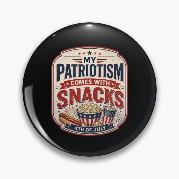 Item preview, My Patriotism Comes with Snacks designed and sold by FreshPixelArt.