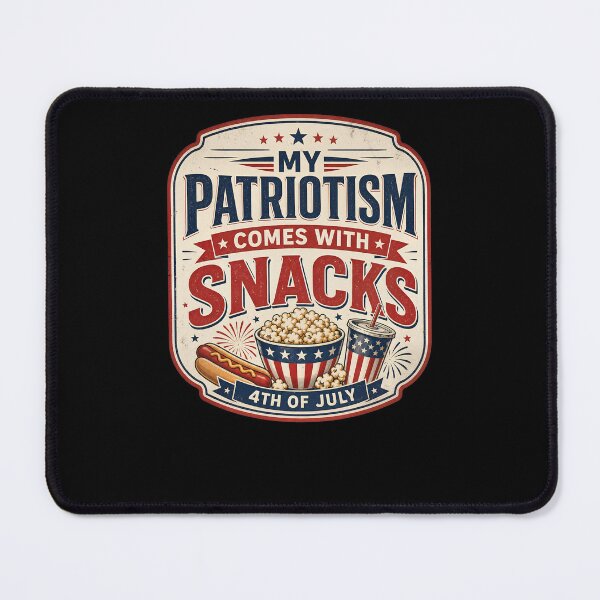Item preview, My Patriotism Comes with Snacks designed and sold by FreshPixelArt.