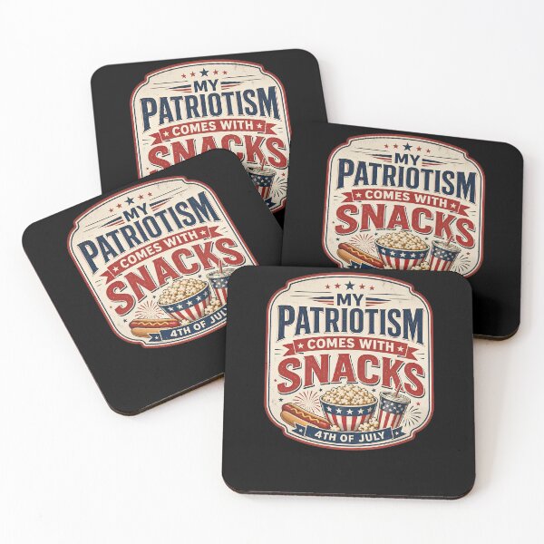 Item preview, My Patriotism Comes with Snacks designed and sold by FreshPixelArt.