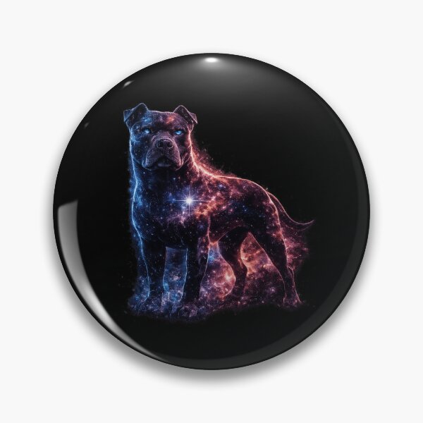 Item preview, Pit Bull Galaxy Celestial Warrior Cosmic Dog Art designed and sold by AMICO77.