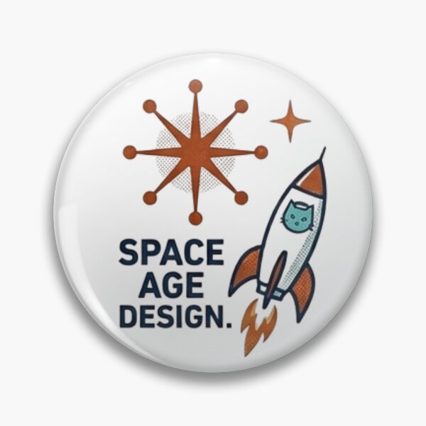 Item preview, Funny Space Cat Gift Space Age Design Retro Rocket Cat  Lover Poster 50s Aesthetic Cat Shirt Gift designed and sold by Dev Mode.