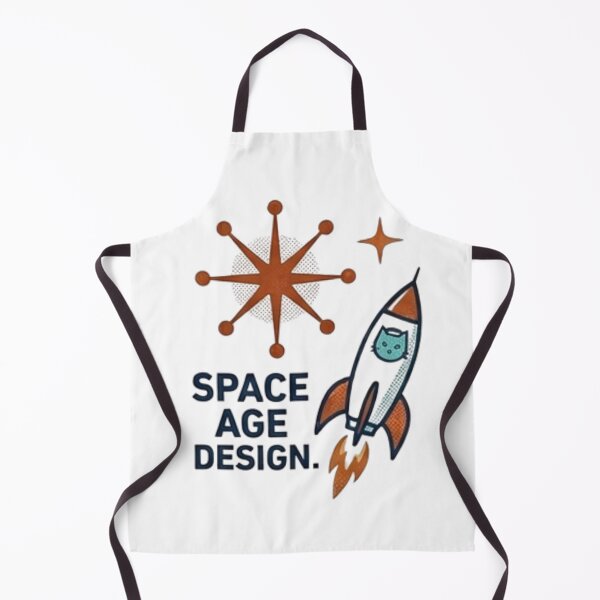 Item preview, Funny Space Cat Gift Space Age Design Retro Rocket Cat Lover Poster 50s Aesthetic Cat Shirt Gift designed and sold by Dev Mode.