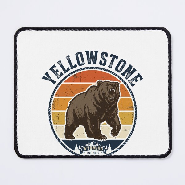 Item preview, Yellowstone Wyoming Est. 1872 National Park Grizzly Bear Wilderness Travel designed and sold by Simsimah26Parks.