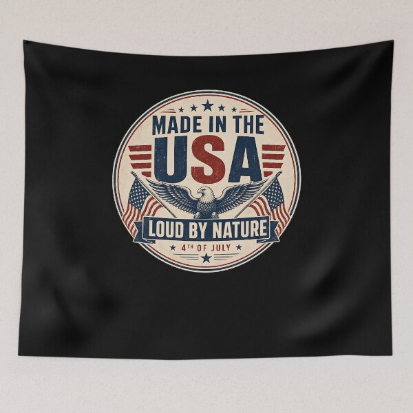 Item preview, Made in the USA, Loud by Nature designed and sold by FreshPixelArt.