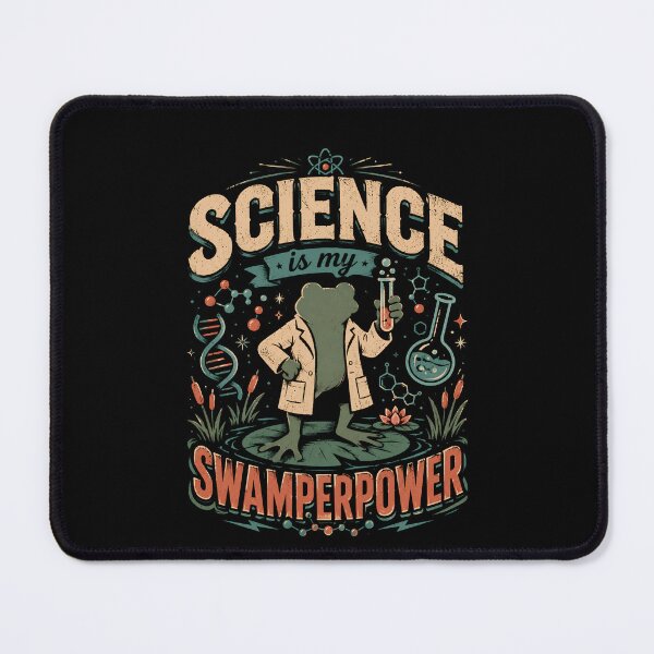 Item preview, Science Is My Swamperpower Funny Science Teacher designed and sold by THREE LITTLE BEANS.