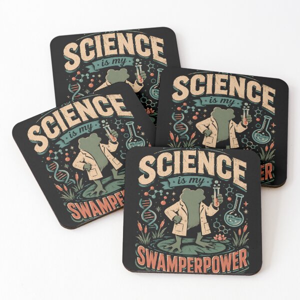 Item preview, Science Is My Swamperpower Funny Science Teacher designed and sold by THREE LITTLE BEANS.