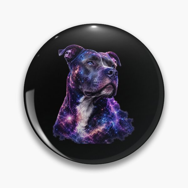 Item preview, Pit Bull Galaxy Nebula Portrait Space Dog Lover designed and sold by AMICO77.