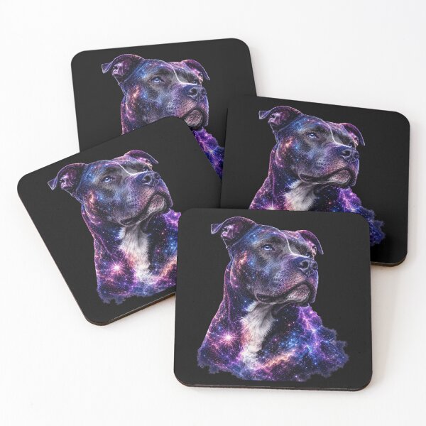 Item preview, Pit Bull Galaxy Nebula Portrait Space Dog Lover designed and sold by AMICO77.