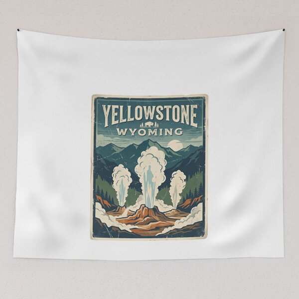Item preview, Yellowstone Wyoming National Park Travel Adventure Vacation designed and sold by Simsimah26Parks.