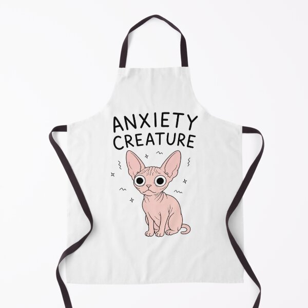 Item preview, Anxiety Creature Sphynx Cat designed and sold by INVITOARTE.