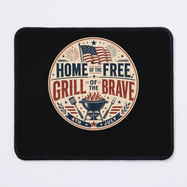 Item preview, Home of the Free, Grill of the Brave designed and sold by FreshPixelArt.