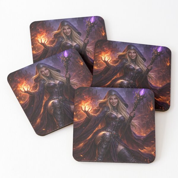 Item preview, Infernal Sorceress of the Burning Realm designed and sold by ITSimagination.
