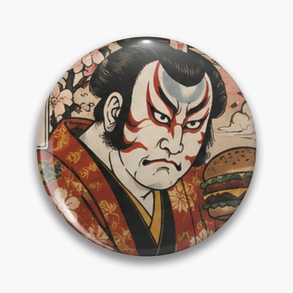 Item preview, Kabuki Burger designed and sold by UkiyoGraphic.