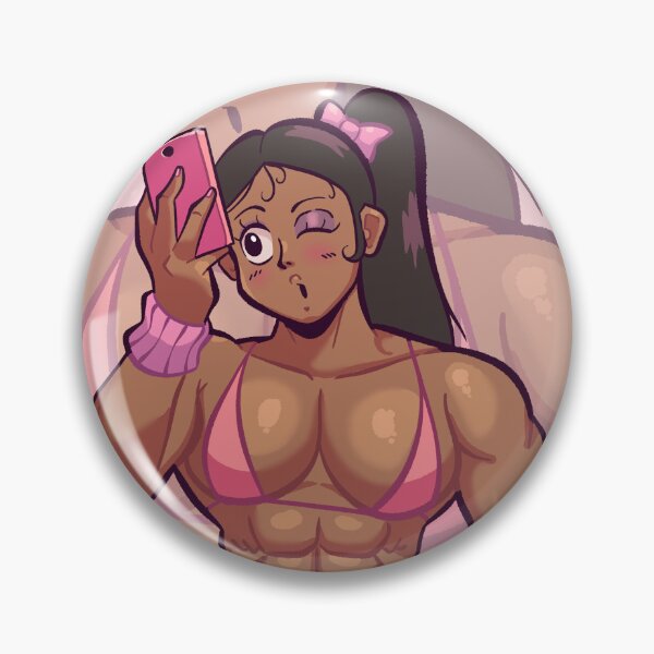 Item preview, Cute ebony muscle girl designed and sold by Loucha1996.