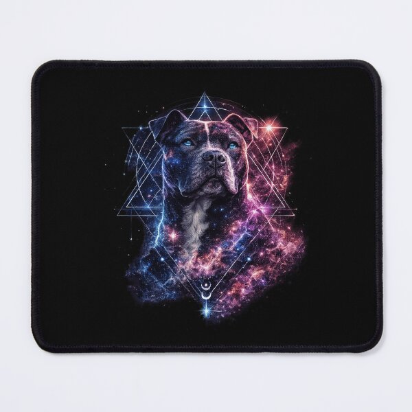 Item preview, Pit Bull Galaxy Sacred Geometry Cosmic Dog Art designed and sold by AMICO77.