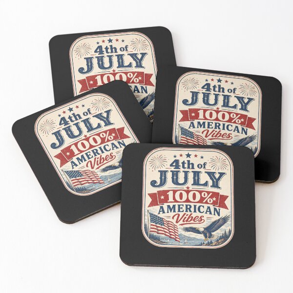 Item preview, 4th of July, 100% American Vibes designed and sold by FreshPixelArt.