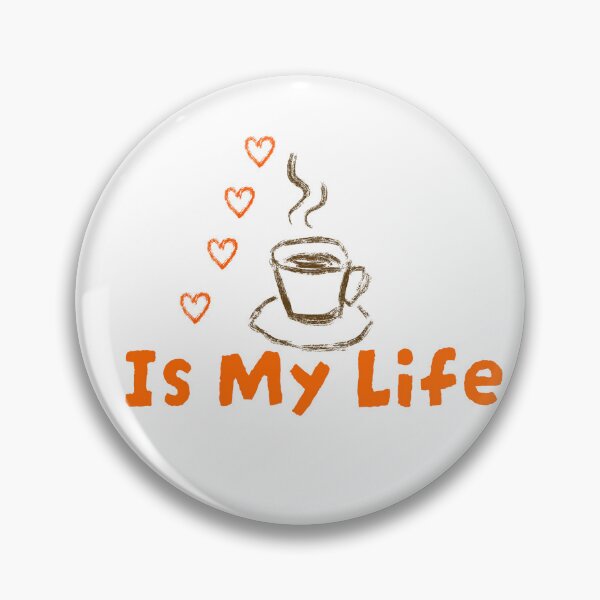 Item preview, Coffee is my life minimalistic style tshirt designed and sold by Maryart8.