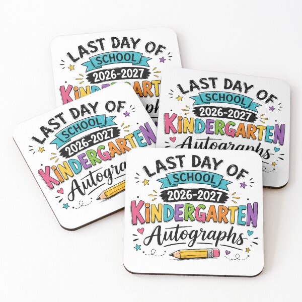 Item preview, Last Day Of School Kindergarten Autographs 2025-2026 T-Shirt, Teacher Student Memory Gift  designed and sold by THREE LITTLE BEANS.