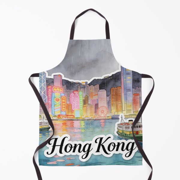 Item preview, Hong Kong Neon Skyline Travel  designed and sold by Modefissi.
