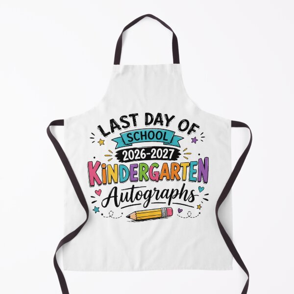 Item preview, Last Day Of School Kindergarten Autographs 2025-2026 T-Shirt, Teacher Student Memory Gift designed and sold by THREE LITTLE BEANS.