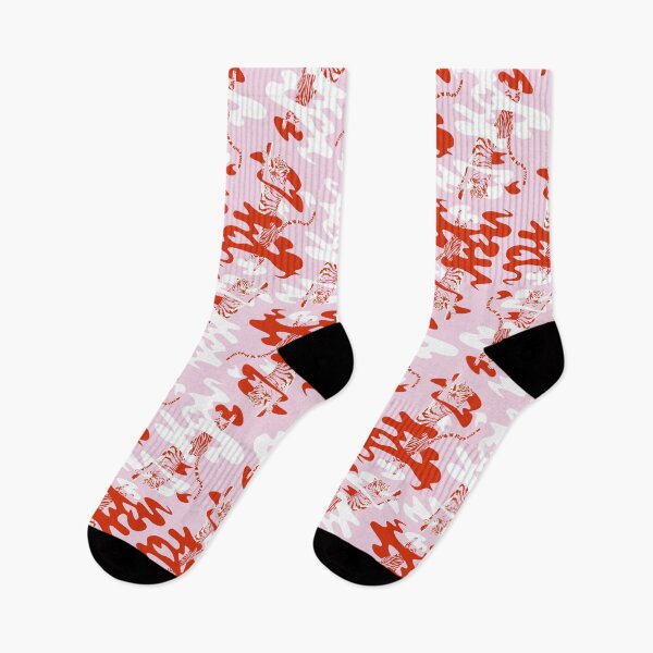 Item preview, Four tigers surrounded by smoke (red edition) designed and sold by Juliette Lancien.