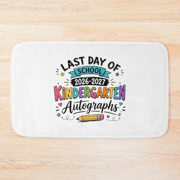 Item preview, Last Day Of School Kindergarten Autographs 2025-2026 T-Shirt, Teacher Student Memory Gift  designed and sold by THREE LITTLE BEANS.