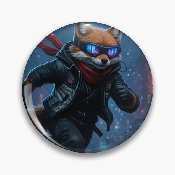 Item preview,  Cyberpunk Fox Runner Snow – Neo Tokyo Streetwear designed and sold by Neo Tokio.