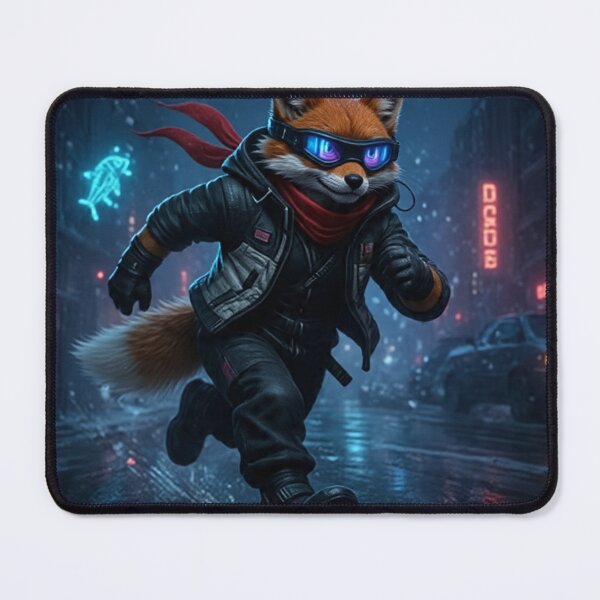 Item preview, Cyberpunk Fox Runner Snow – Neo Tokyo Streetwear designed and sold by Neo Tokio.