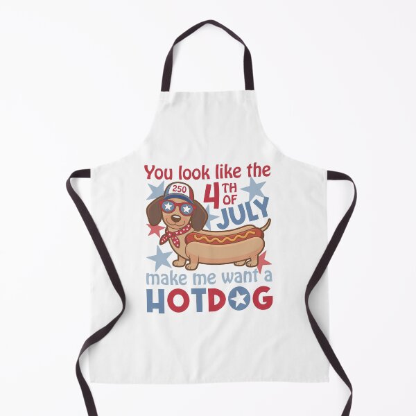 Item preview, You Look Like The 4th Of July Make Me Want A Hotdog Funny Dachshund designed and sold by designclub.