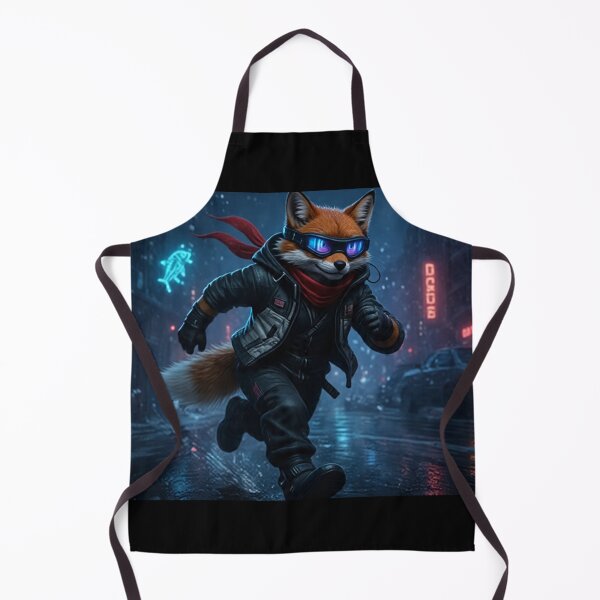 Item preview,  Cyberpunk Fox Runner Snow – Neo Tokyo Streetwear designed and sold by Neo Tokio.