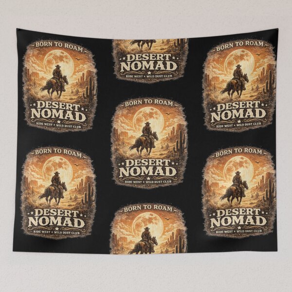 Item preview, Desert Nomad Vintage Western Graphic | Cowboy Americana Aesthetic designed and sold by Anyshca.