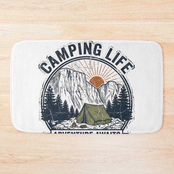 Item preview, Camping Life Adventure Awaits Granite Peaks & Pines Est 1974 Outdoor Campers Mountain Explorers designed and sold by Simsimah26Parks.