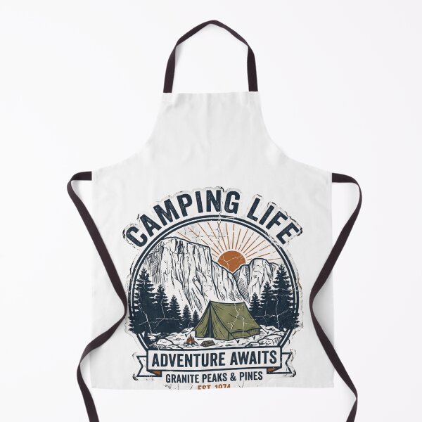 Item preview, Camping Life Adventure Awaits Granite Peaks & Pines Est 1974 Outdoor Campers Mountain Explorers designed and sold by Simsimah26Parks.